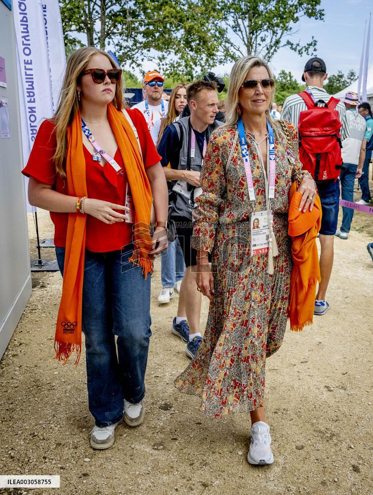 Paris 2024 - Dutch Royals At Mountain Bike Cross-Country Final