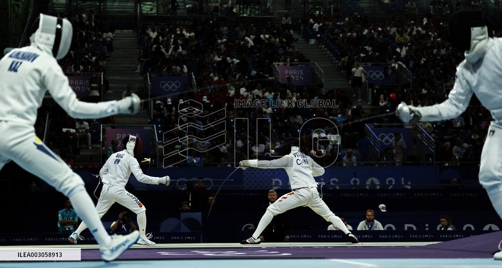 (PARIS2024)FRANCE-PARIS-OLY-FENCING