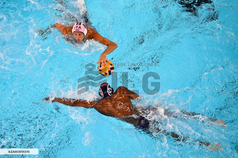 (PARIS2024) FRANCE-SAINT-DENIS-OLY-WATER POLO