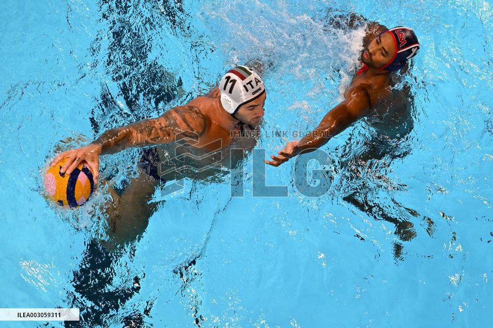 (PARIS2024) FRANCE-SAINT-DENIS-OLY-WATER POLO