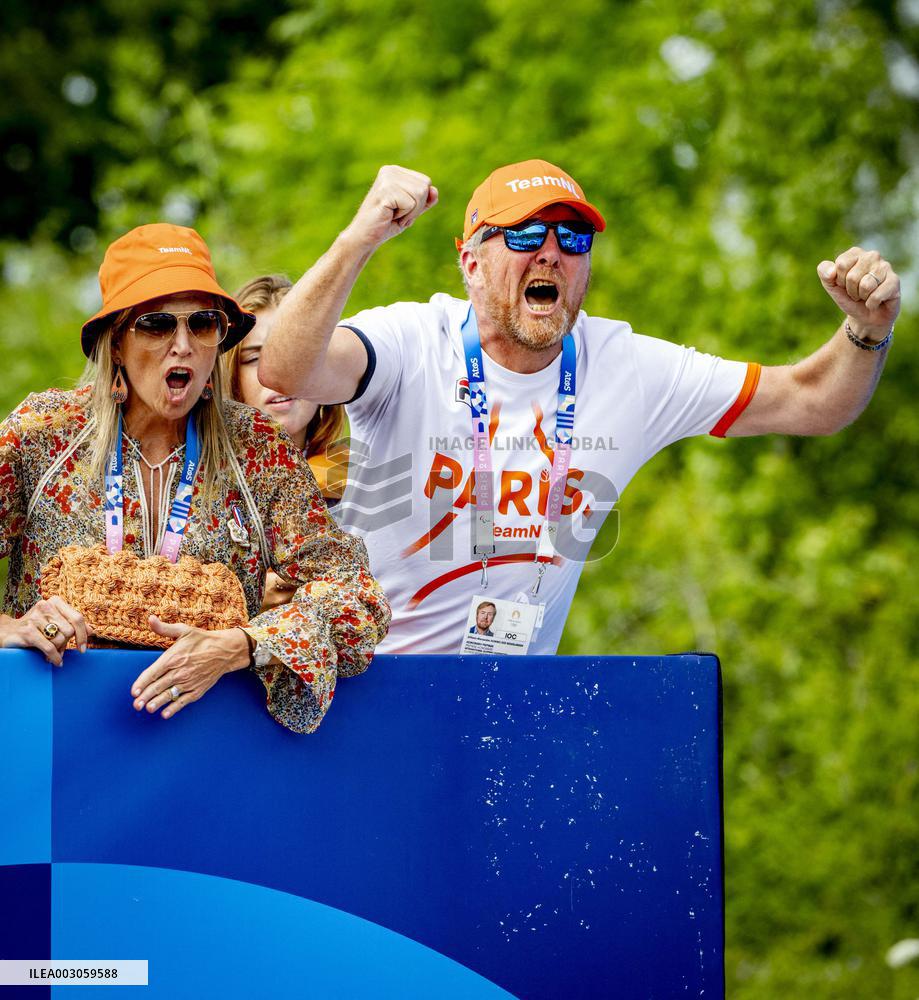 Paris 2024 - Dutch Royals At Mountain Bike Cross-Country Final