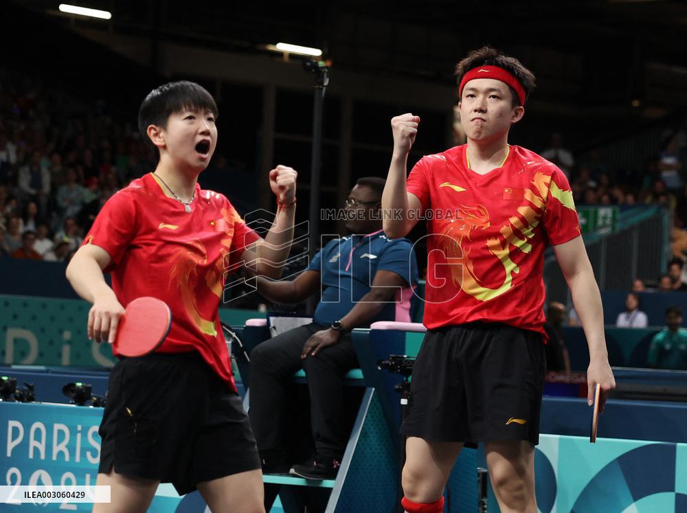 (PARIS2024)FRANCE-PARIS-OLY-TABLE TENNIS