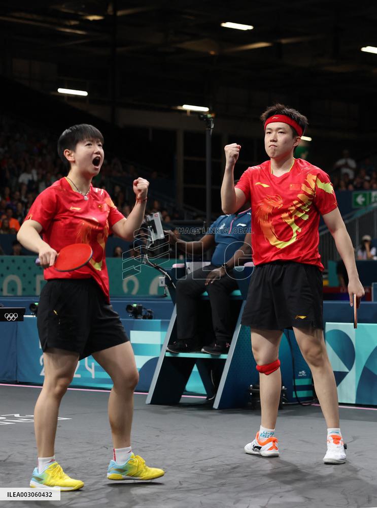 (PARIS2024)FRANCE-PARIS-OLY-TABLE TENNIS