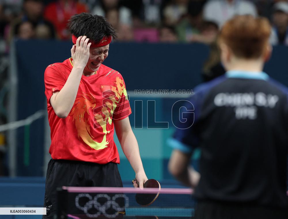 (PARIS2024)FRANCE-PARIS-OLY-TABLE TENNIS