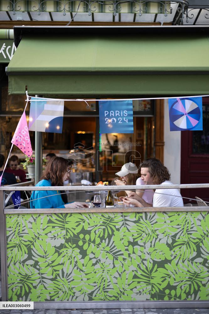 Montmartre during the Olympic Games - Paris