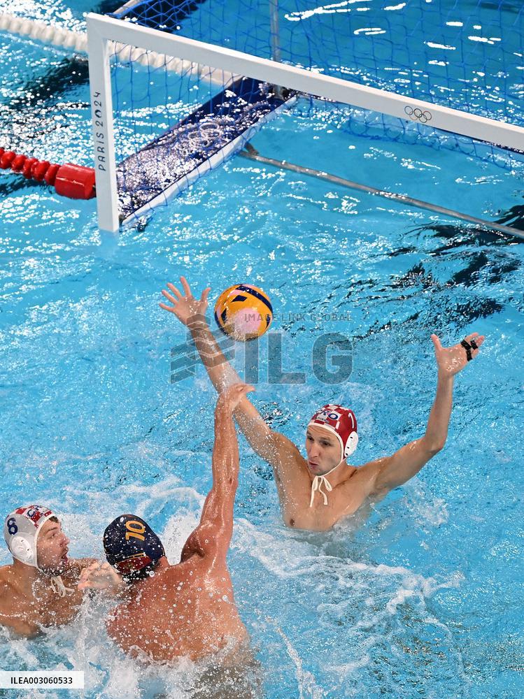 (PARIS2024) FRANCE-SAINT-DENIS-OLY-WATER POLO