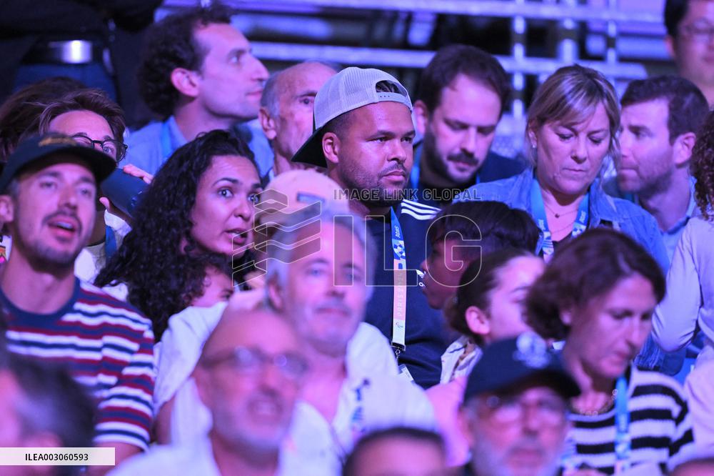 Paris 2024 - Jo-Wilfried Tsonga At Fencing Final