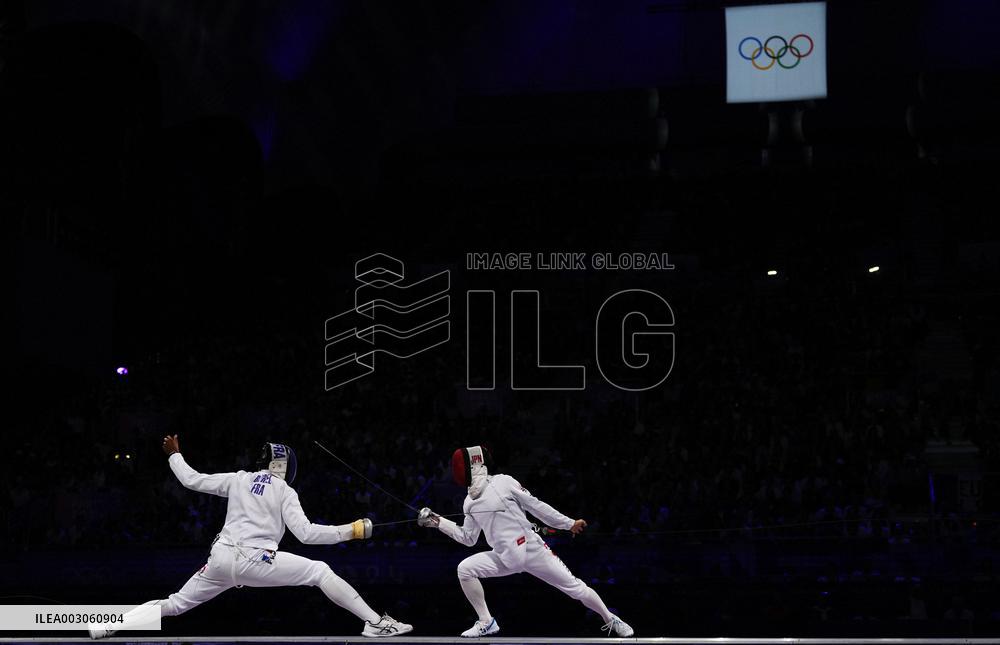 (PARIS2024)FRANCE-PARIS-OLY-FENCING