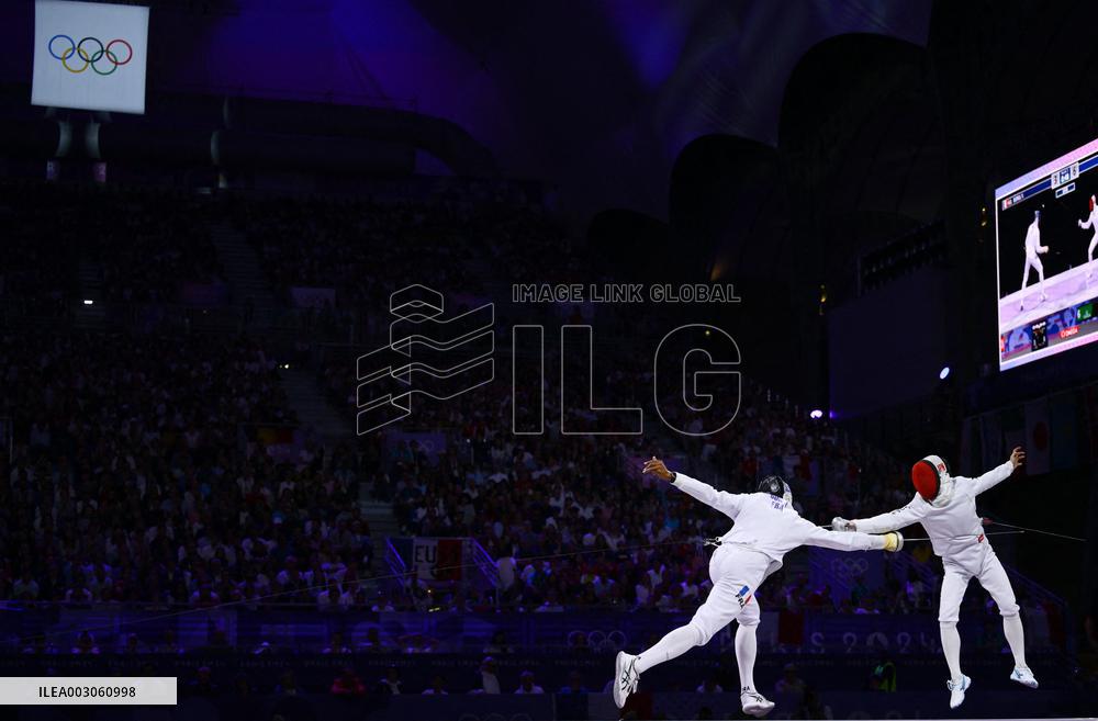 (PARIS2024) FRANCE-PARIS-OLY-FENCING
