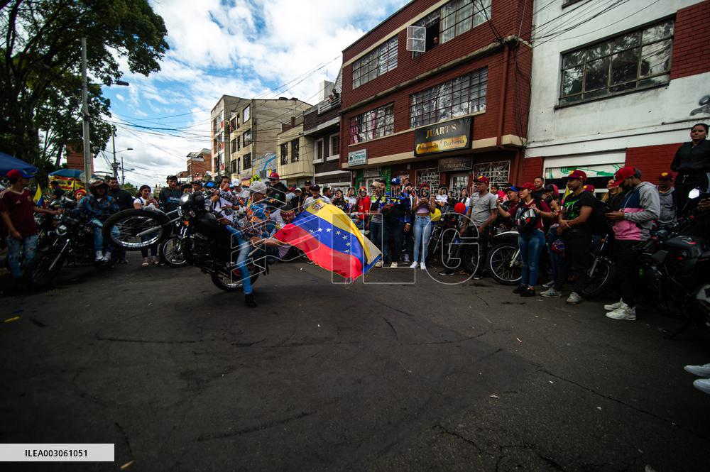 Venezuelans in Colombia during Presidential Elections