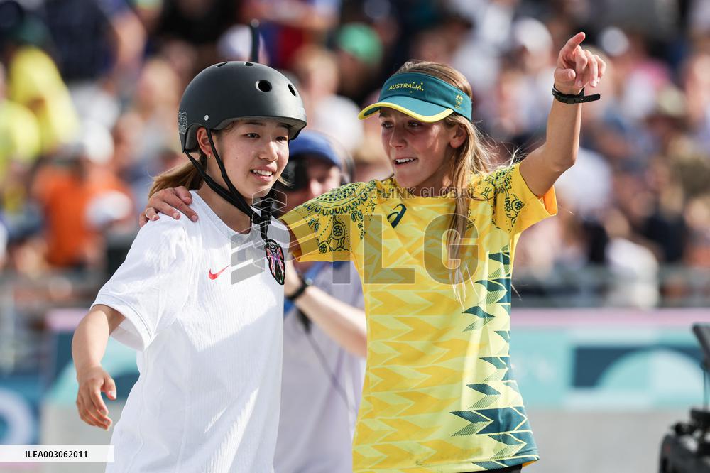 Paris 2024 - Skateboarding Women's Street - Paris