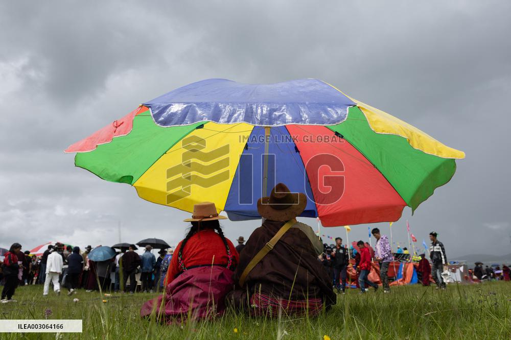 (SichuanMosaics)CHINA-SICHUAN-GRASSLAND-RURAL FOLK EVENT (CN)