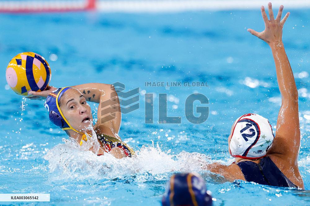 (PARIS2024) FRANCE-SAINT-DENIS-OLY-WATER POLO