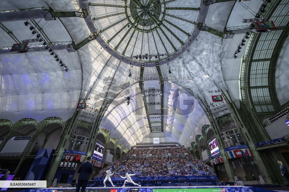 Paris 2024 - Fencing - Illustration Grand Palais General View