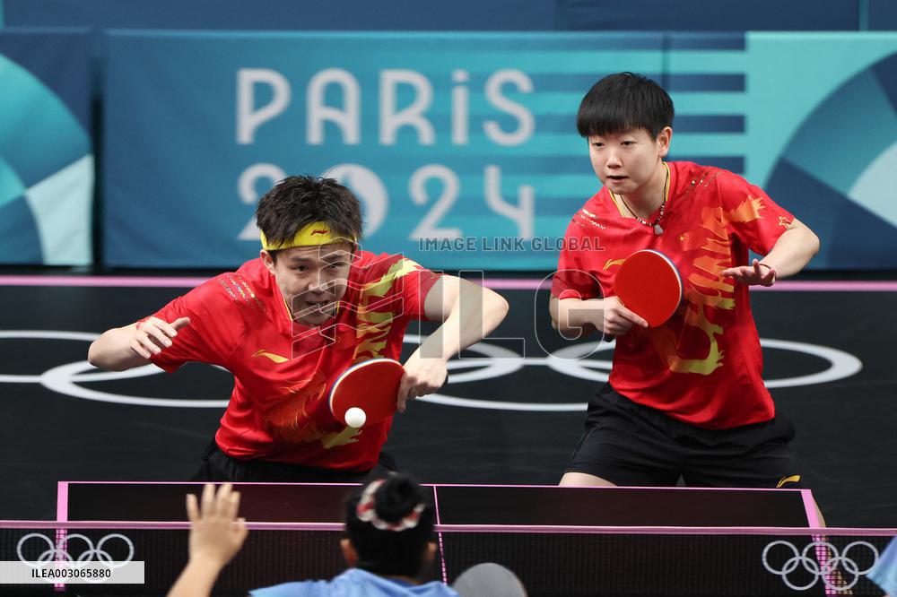 (PARIS2024)FRANCE-PARIS-OLY-TABLE TENNIS