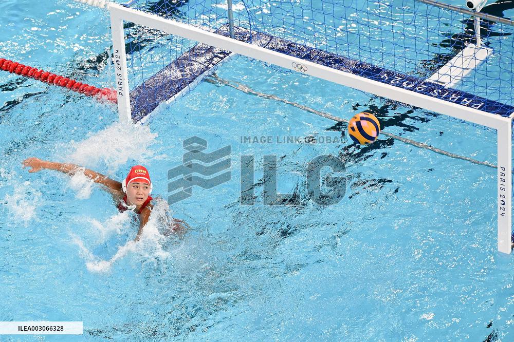 (PARIS2024) FRANCE-SAINT-DENIS-OLY-WATER POLO