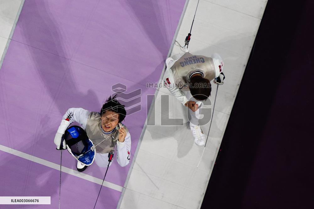 (PARIS2024) FRANCE-PARIS-OLY-FENCING