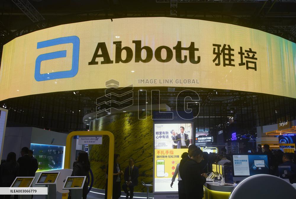Abbott Booth at the China International Import Expo 2023 in Sha