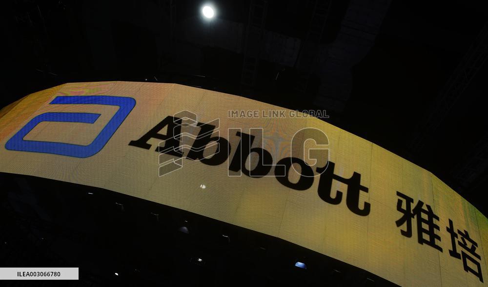 Abbott Booth at the China International Import Expo 2023 in Sha