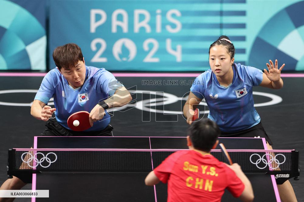(PARIS2024)FRANCE-PARIS-OLY-TABLE TENNIS