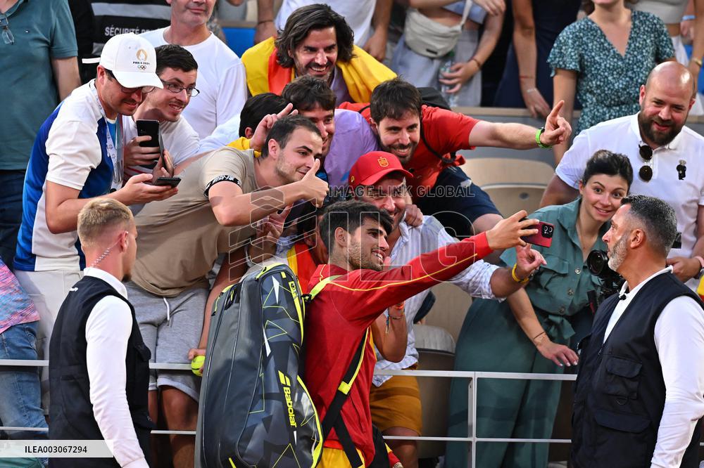 Paris 2024 - Carlos Alcaraz Secound Round