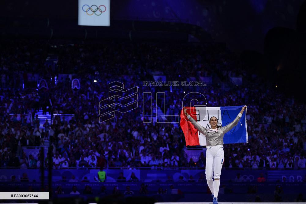 Paris 2024 - France Win Gold And Silver In Women's Sabre