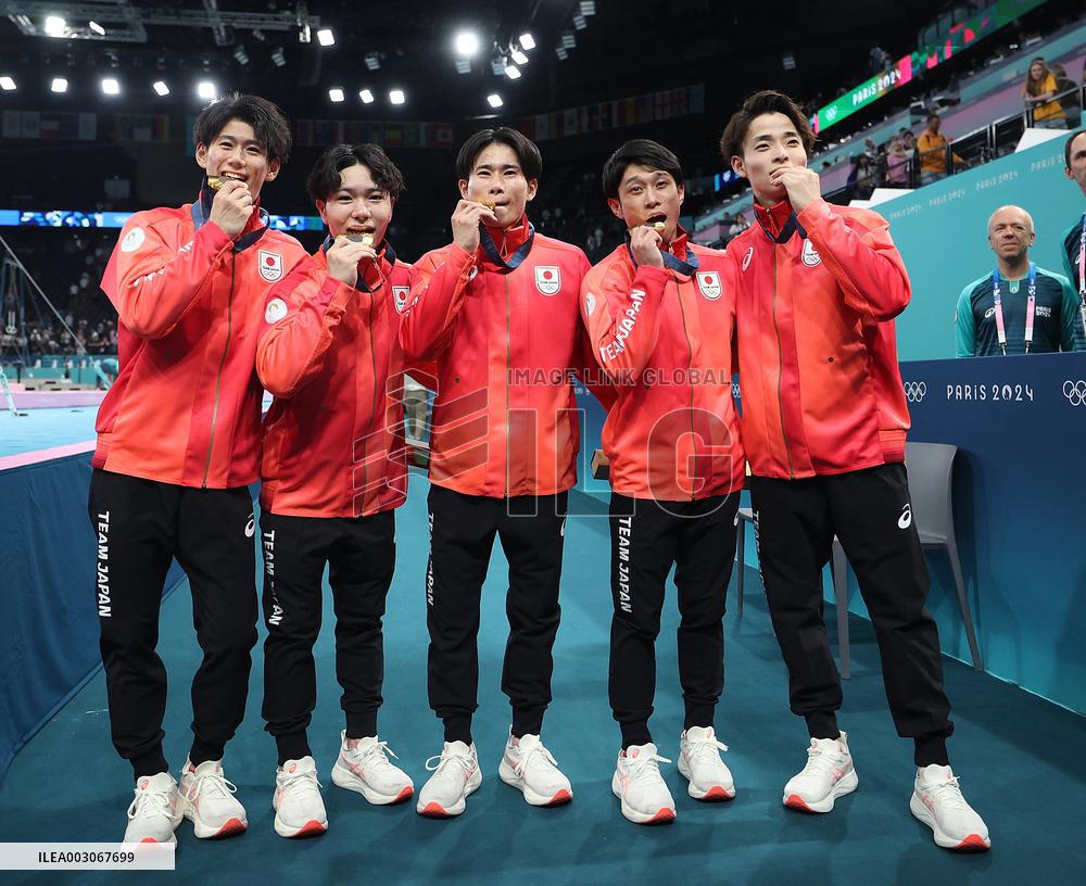 Paris 2024 - Japan Win Team Gymnastics Gold