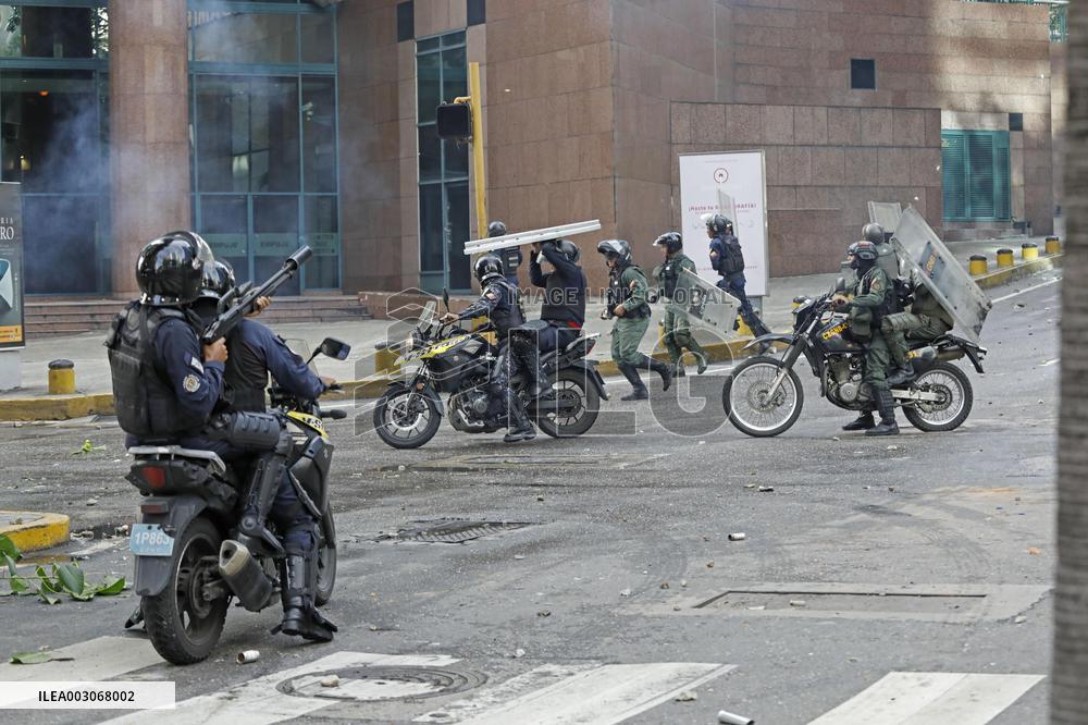 Anti-gov't protest in Venezuela