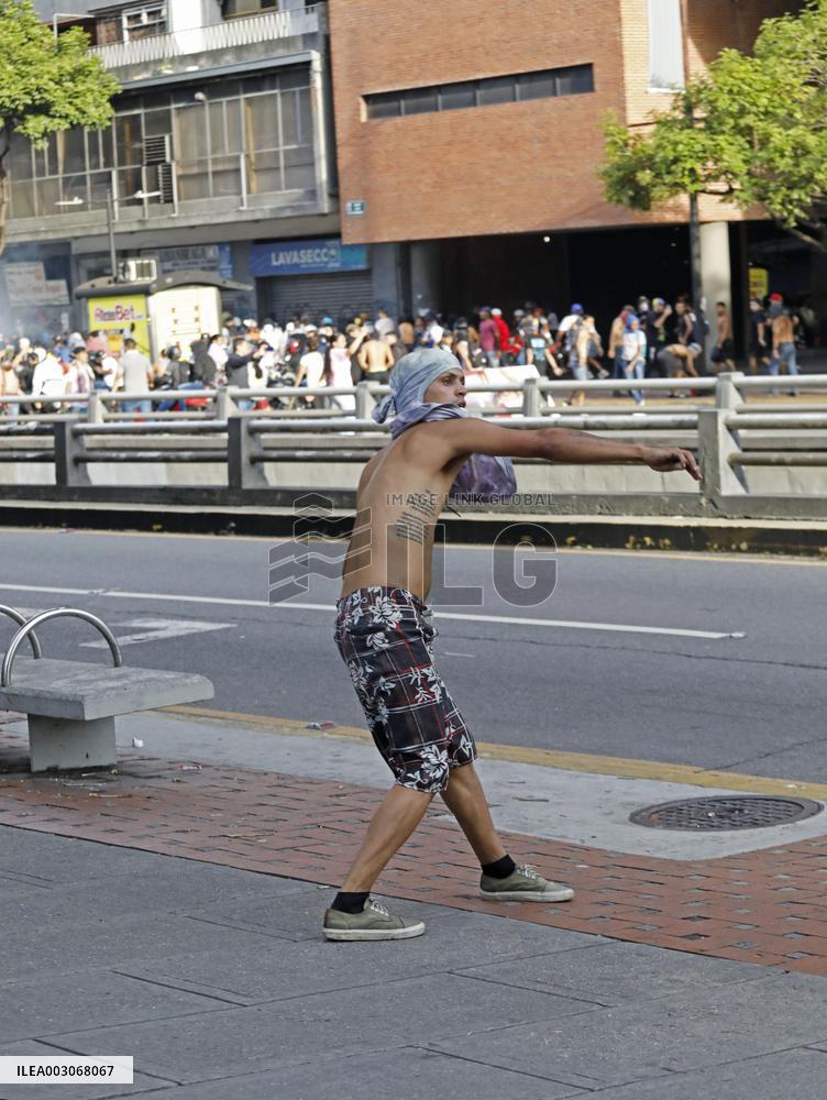 Anti-gov't protest in Venezuela