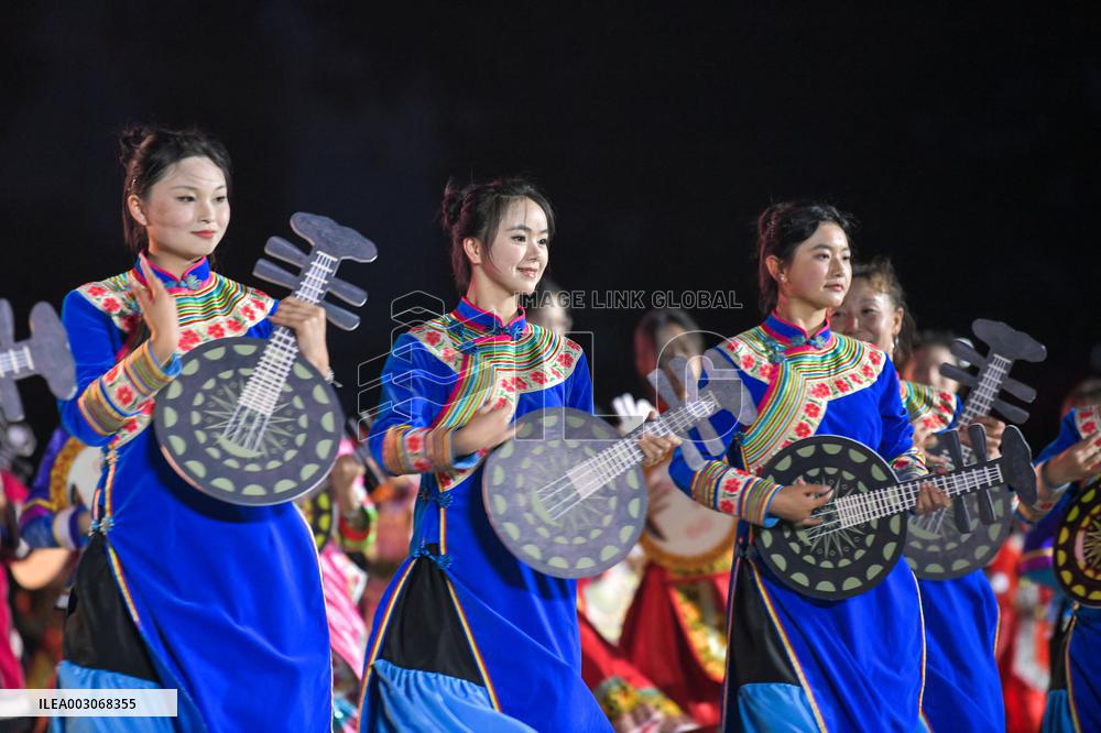 CHINA-GUIZHOU-WEINING-YI ETHNIC GROUP-TORCH FESTIVAL (CN)
