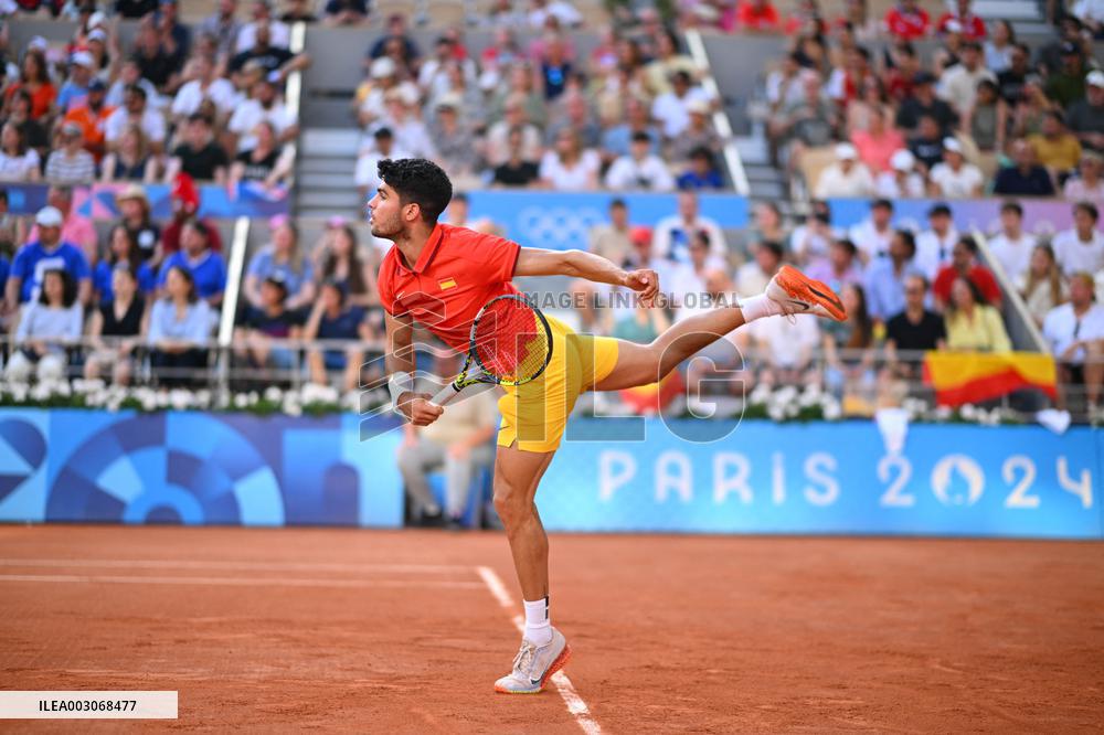 Paris 2024 - Carlos Alcaraz Secound Round