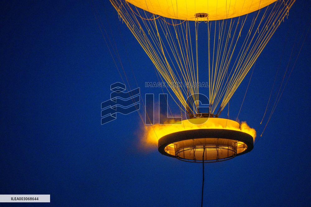 Paris 2024 - Olympic Cauldron Draws Crowds