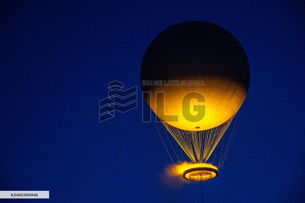 Paris 2024 - Olympic Cauldron Draws Crowds