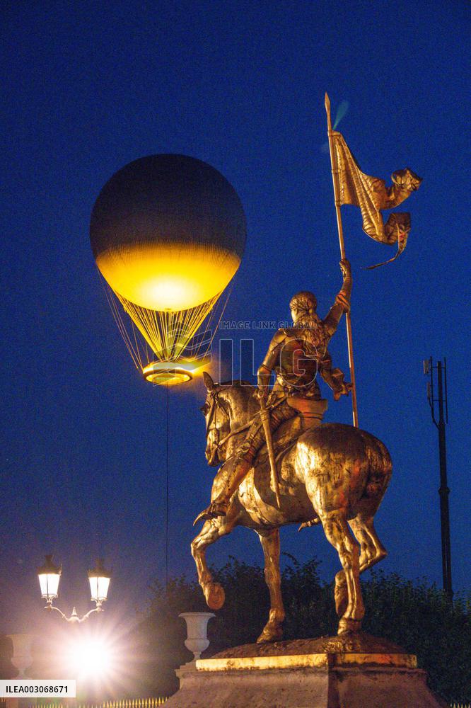 Paris 2024 - Olympic Cauldron Draws Crowds