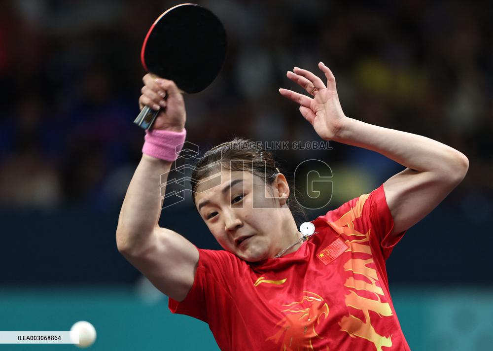 (PARIS2024)FRANCE-PARIS-OLY-TABLE TENNIS