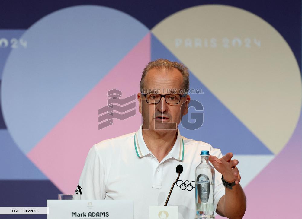 (PARIS2024)FRANCE-PARIS-OLY-TRIATHLON-POSTPONEMENT-PRESS CONFERENCE