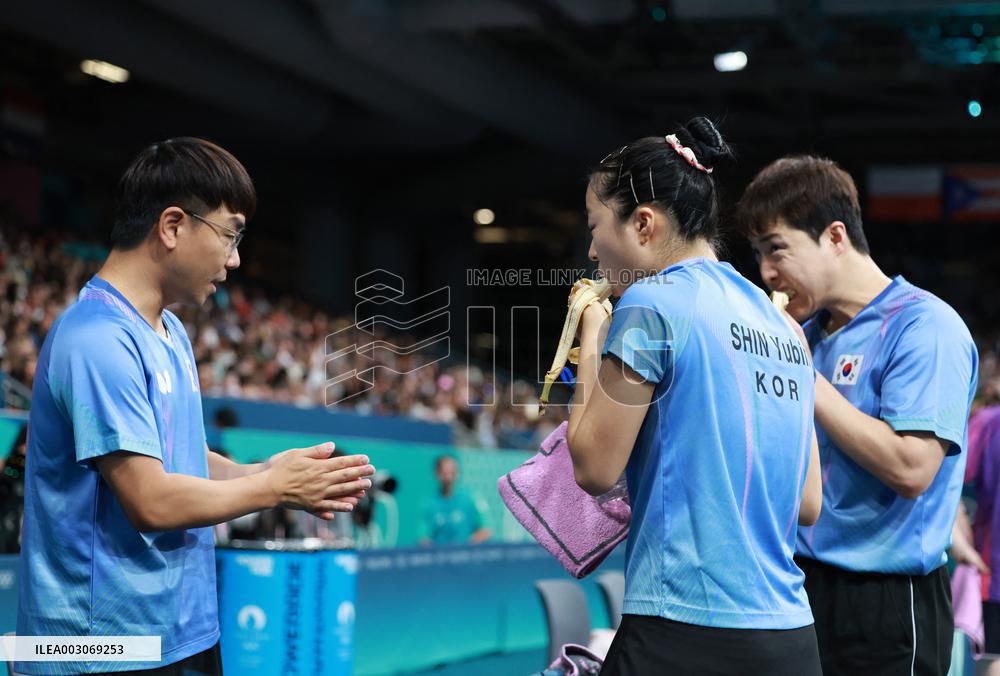 (PARIS2024)FRANCE-PARIS-OLY-TABLE TENNIS