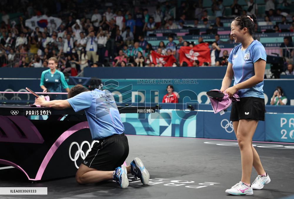 (PARIS2024)FRANCE-PARIS-OLY-TABLE TENNIS