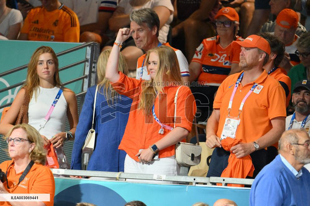 Paris 2024 - Handball - Dutch Royals In The Stands