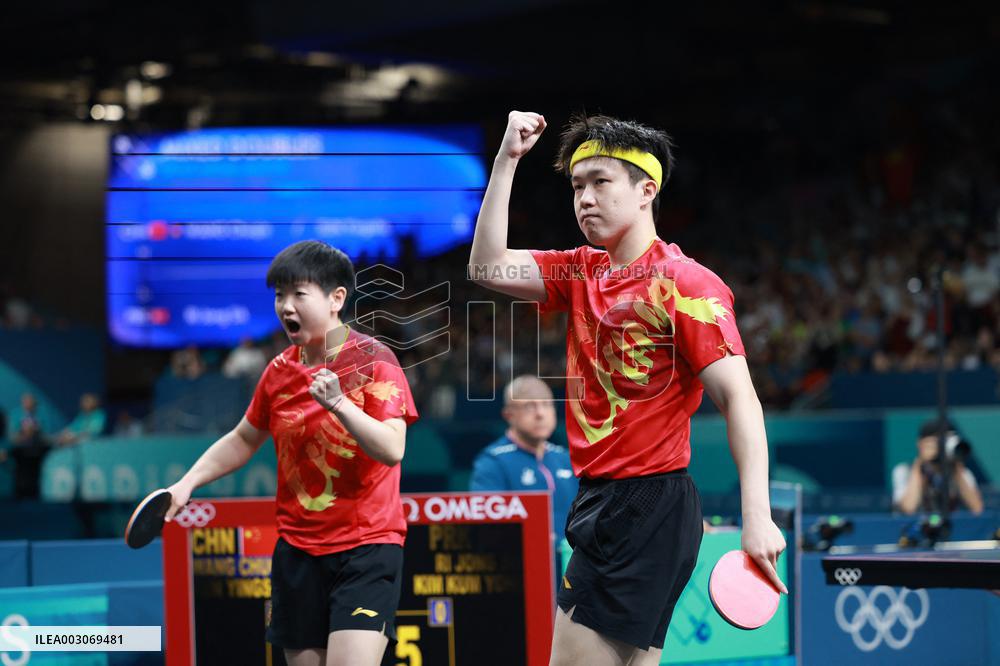 (PARIS2024)FRANCE-PARIS-OLY-TABLE TENNIS