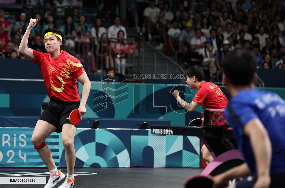 (PARIS2024)FRANCE-PARIS-OLY-TABLE TENNIS