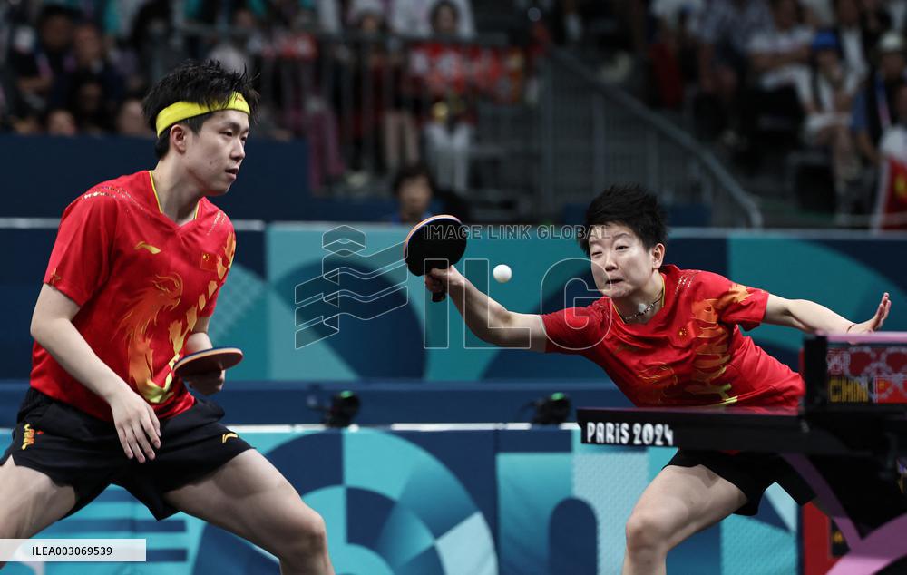 (PARIS2024)FRANCE-PARIS-OLY-TABLE TENNIS