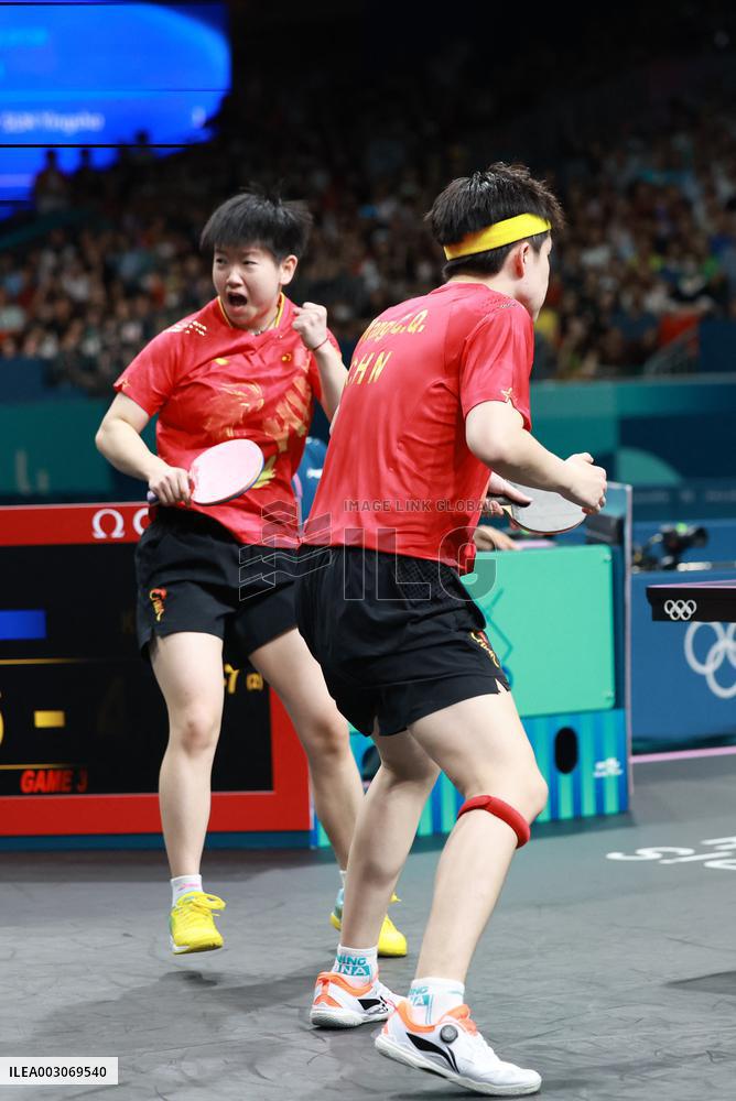 (PARIS2024)FRANCE-PARIS-OLY-TABLE TENNIS