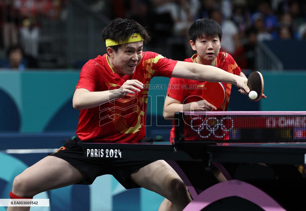 (PARIS2024)FRANCE-PARIS-OLY-TABLE TENNIS