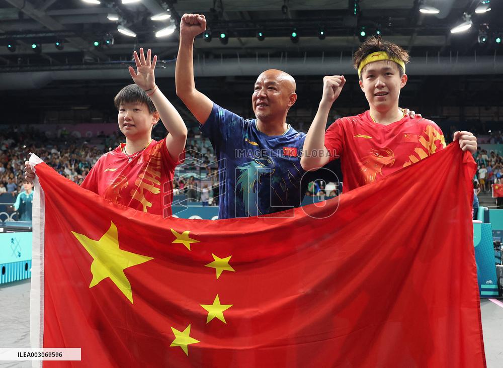 (PARIS2024)FRANCE-PARIS-OLY-TABLE TENNIS