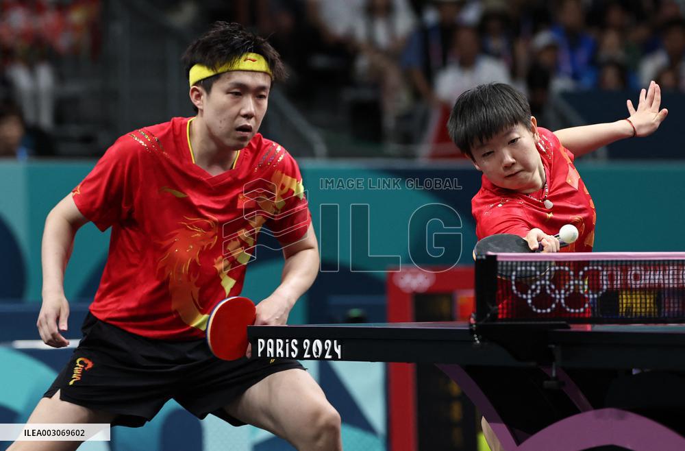 (PARIS2024)FRANCE-PARIS-OLY-TABLE TENNIS
