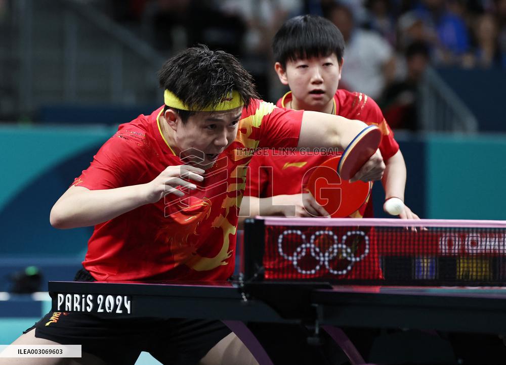 (PARIS2024)FRANCE-PARIS-OLY-TABLE TENNIS