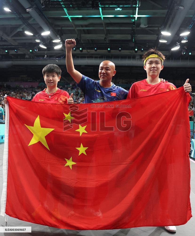 (PARIS2024)FRANCE-PARIS-OLY-TABLE TENNIS