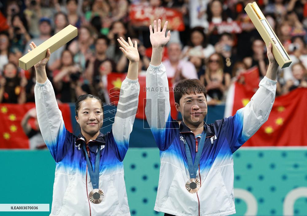 (PARIS2024)FRANCE-PARIS-OLY-TABLE TENNIS