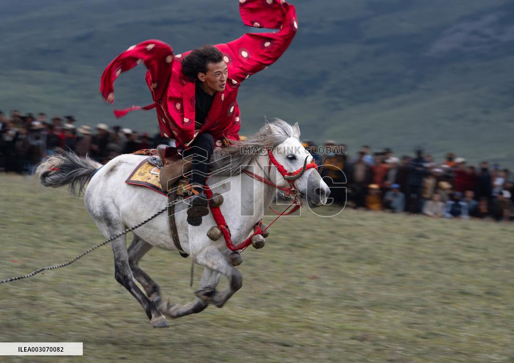 (SichuanMosaics)CHINA-SICHUAN-GARZE-HORSE RACING (CN)